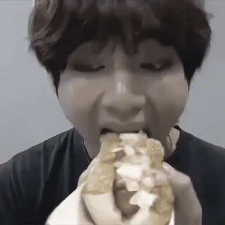 🌟 d37b6922 nourriture, manger, personne, sandwich, collation telegram sticker