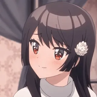 🥰 b9835061 Anime, Ragazza, Cartone animato, Personaggio, Illustrazione, Donna whatsapp sticker