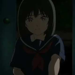 🙂 341e6979 Anime, Ragazza, Uniforme scolastica, Personaggio telegram sticker