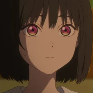 🙂 6cee20e3 anime, ragazza, personaggio, ritratto, sorridente, occhi, manga telegram sticker