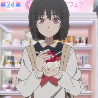 🥛 7320251a Anime, Scolara, Ragazza, Carina, Uniforme telegram sticker