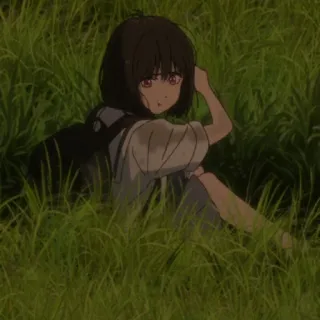 🤕 d2ecbe9c Anime, Ragazza, Erba, Bambino/a, Zaino, Esterno telegram sticker