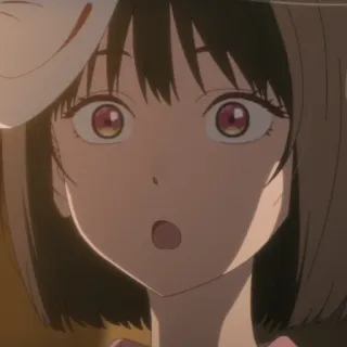 😮 d9ffc1fa anime, scioccata, carina, ragazza, sorpresa telegram sticker