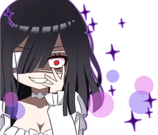 😈 1ebfbc01 Anime, Manga, Karakter, Kartun, Berkilau, Lucu, Gadis whatsapp sticker