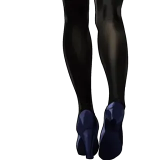 😌 e8332b45 腿, 高跟鞋, 鞋子, 黑暗, 时尚, 风格 telegram sticker