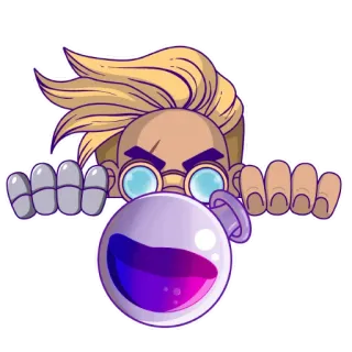 👀 93beebc0 卡通, 药水, 魔法, 科学家, 角色 telegram sticker