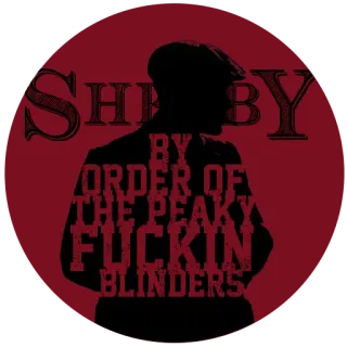 ❤️ 3bb79683 Peaky Blinders BY ORDER OF THE PEAKY FUCKIN BLINDERS Peaky Blinders, Televisi, Kriminal, Drama, 1920-an, Birmingham telegram sticker