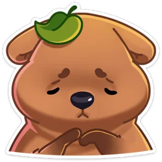 😫 da6b00f7 verdrietig, schattig, cartoon, dier, schattig, emotioneel telegram sticker