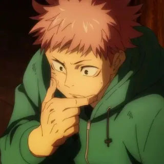 ➿ 063bfbf3 Yuji Itadori Jujutsu Kaisen 动漫, 咒术回战, 虎杖悠仁, 漫画, 角色 telegram sticker