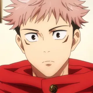 ➿ 99ea05da Yuji Itadori Jujutsu Kaisen 动漫, 漫画, 咒术回战, 虎杖悠仁, 角色, 粉丝作品, 贴纸 telegram sticker