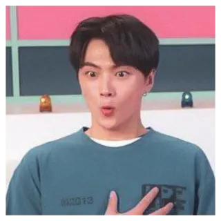 😱 a8f1e36c hombre, asiático, impactado, retrato, sorpresa, cara, expresión whatsapp sticker