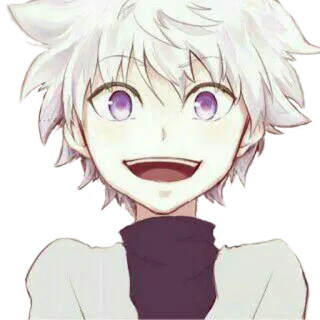 😃 82f5c68d Killua Zoldyck Hunter x Hunter 애니메이션, 만화, 키르아, 키르아 조르딕, 헌터x헌터 telegram sticker