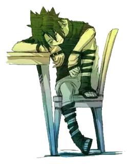 💤 bffc34db Sasuke Uchiha Naruto 사스케, 우치하, 나루토, 애니메이션, 피곤한, 자는, 학생 telegram sticker