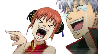 😂 e96f553e 애니메이션, 만화, 웃음, 울음, 웃긴, 행복한 telegram sticker