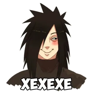 😂 b9f19dae Madara Uchiha Naruto XEXEXE うちはマダラ, アニメ, ミーム, ナルト, キャラクター, XEXEXE whatsapp sticker