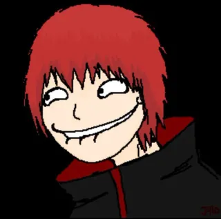 😏 ddd16f24 Sasori Naruto サソリ, ナルト, アニメ, マンガ, キャラクター, 漫画, 面白い顔 whatsapp sticker