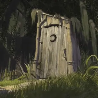 🚾 b338f5dd kakus, toilet, pedesaan, rawa, kayu, kampung, desa telegram sticker