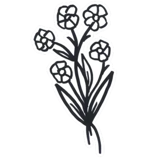 😒 14be7561 花, フローラル, ブーケ, 植物, 自然, イラスト telegram sticker