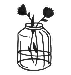 😒 bad451be 花, 花瓶, 植物, 花柄, 装飾 telegram sticker