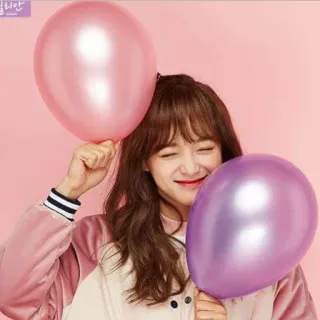 🎈 bc094127 palloncini, donna, rosa, viola telegram sticker