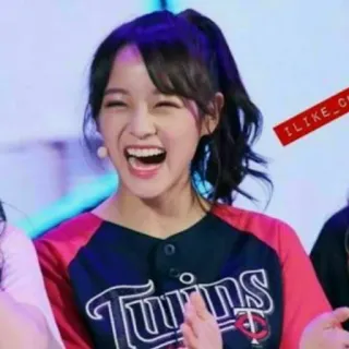 😂 bc2b0170 Twins baseball, squadra, uniforme, felice, sport, coreano, donna telegram sticker