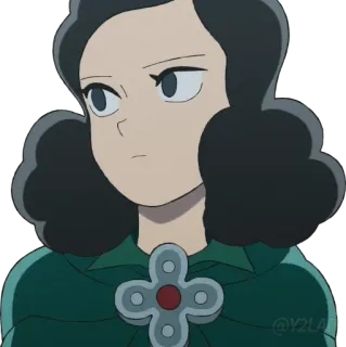 😳 0cf120c9 @Y2LA Anime, Mulher, Personagem, Adesivo telegram sticker