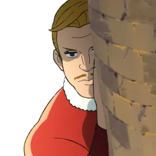 👀 0ed21ada Anime, Homem, Desenho animado, Personagem telegram sticker