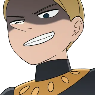 😏 454487cb desenho animado, bravo, personagem, expressão, sorriso irônico, animação telegram sticker