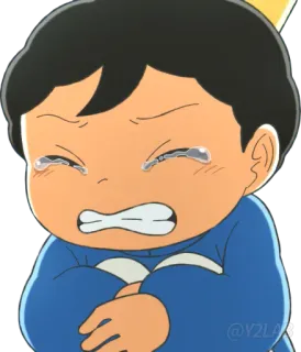 😭 d6856ecd chorando, triste, anime, chateado, emocional telegram sticker