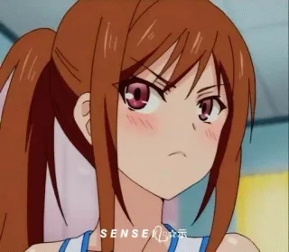 🌟 fee32e2c sense Anime, Mädchen, Süß, Sense telegram sticker