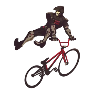 Overwatch Reaper Spray telegram stickers