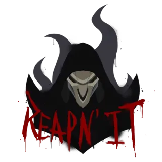 Overwatch Reaper Spray telegram stickers