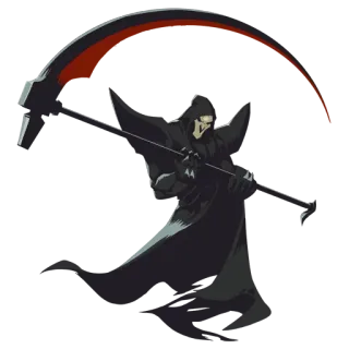 Overwatch Reaper Spray telegram stickers