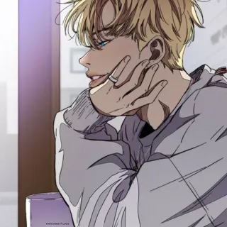 ⚜ 81745712 AWESOME PLACE アニメ, カートゥーン, キャラクター, アートワーク, イラスト, ウィンドブレーカー, チョ・ヨン telegram sticker