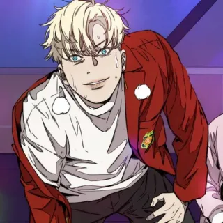 ⚜ b6236a0a アニメ, 金髪, キャラクター, 漫画, ポートレート telegram sticker