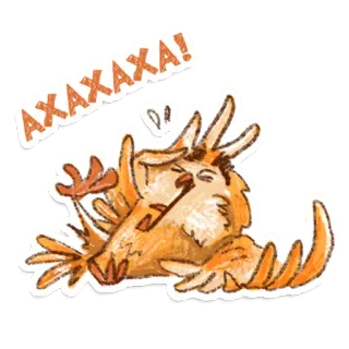 😂 a3b08d06 AXAXAXA! lustig, witzig, cartoon, tier, vogel, humor telegram sticker