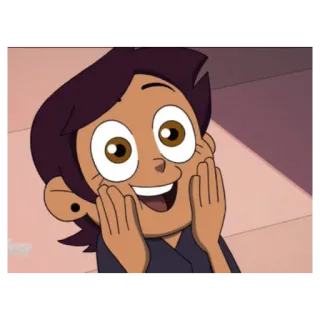 😃 1f9091aa Luz Noceda The Owl House мультфильм, анимация, Дом Совы, Луз Носеда telegram sticker