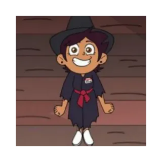 😬 25a80c85 Luz Noceda The Owl House мультфильм, ведьма, Луз Носеда, Дом совы, анимация telegram sticker