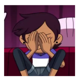 😣 7c3b0e0f Luz Noceda The Owl House Мультфильм, Анимация, Дом совы, Луз Носеда, Персонаж telegram sticker