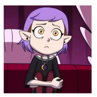 ☹️ 91c0e145 Amity Blight The Owl House Мультфильм, Персонаж, Ведьма, Дом совы, Эмити Блайт telegram sticker