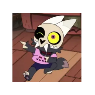 😉 db4b138e King The Owl House Мультфильм, Аниме, The Owl House, Кинг, Персонаж, Милый telegram sticker