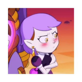 😾 de6a7a08 Amity Blight The Owl House Мультфильм, Анимация, Персонаж, Дом совы, Эмити Блайт telegram sticker