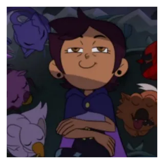 🥱 e01230da Luz Noceda The Owl House Мультфильм, Анимация, Дом совы, Луз Носеда telegram sticker