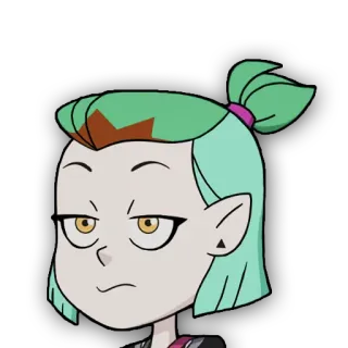 😒 10ba831c Amity Blight The Owl House desenho animado, personagem, bruxa, anime, The Owl House, Amity Blight telegram sticker