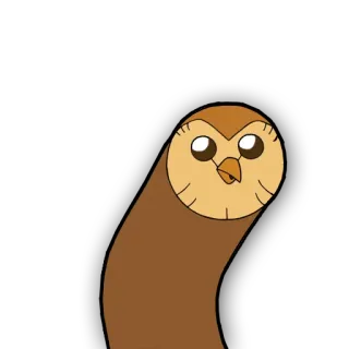 👋 2964a4c5 Hooty The Owl House desenho animado, coruja, Hooty, The Owl House, animado telegram sticker