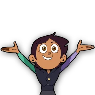 🙌 3cfd5f4f Luz Noceda The Owl House Desenho animado, Animação, Personagem, The Owl House, Luz Noceda telegram sticker