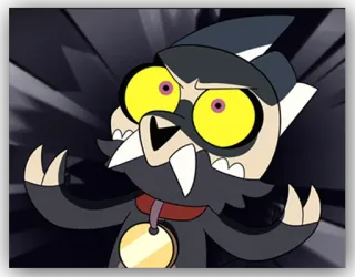 💪 4c26e8a7 King The Owl House Rei, A Casa Coruja, Desenho animado, Bravo telegram sticker