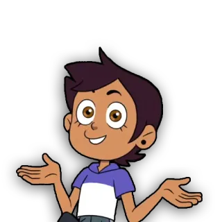 🤷‍♀️ 725f1f9a Luz Noceda The Owl House desenho animado, animado, personagem, The Owl House, Luz Noceda telegram sticker