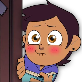 😍 7344ad11 Luz Noceda The Owl House desenho animado, animação, The Owl House, Luz Noceda, Disney telegram sticker