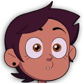 😯 8c4deed9 Luz Noceda The Owl House desenho animado, animação, Disney, Luz Noceda, The Owl House telegram sticker